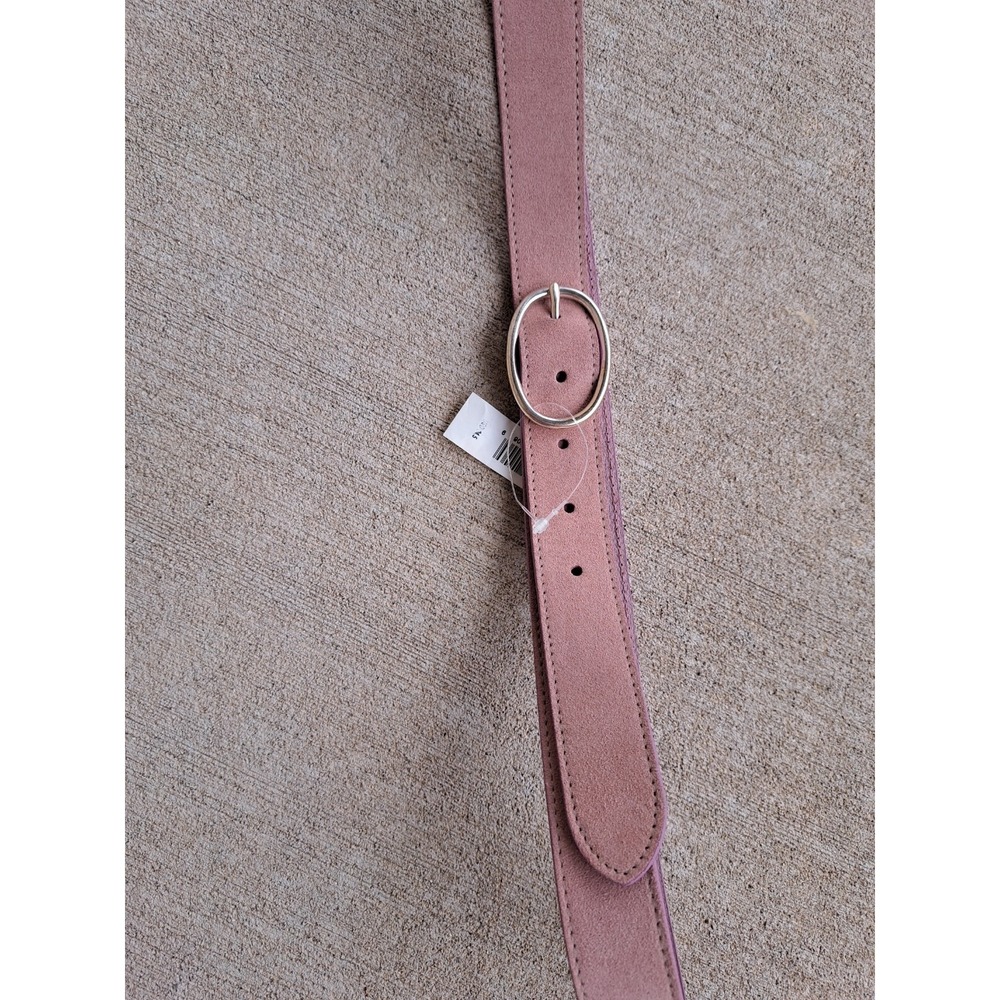 GAP Women's Suede Leather Light Pink  Belt  Large 44 Inches